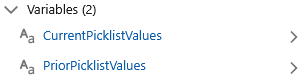 Section Variables