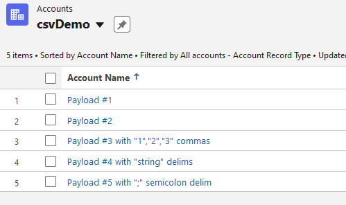 Accounts Collection