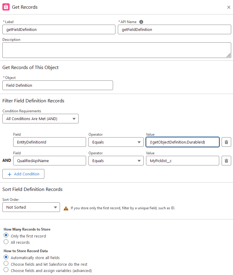 getFieldDefinition